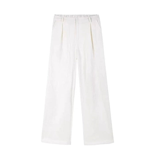 Mogador Wide Leg Linen Pant