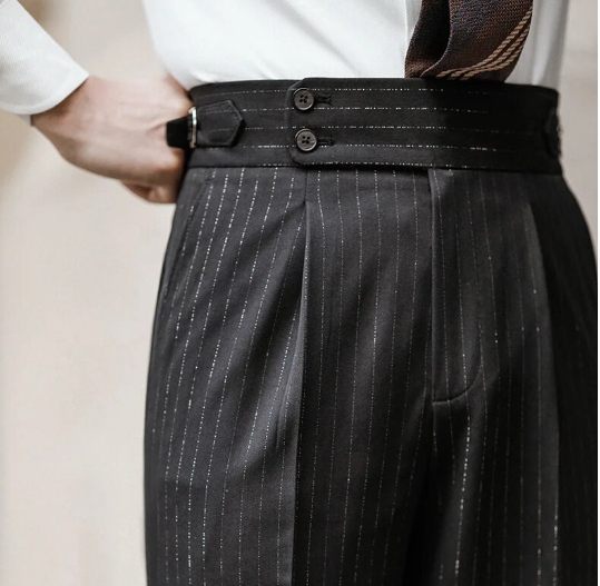 Pinstripe Trousers