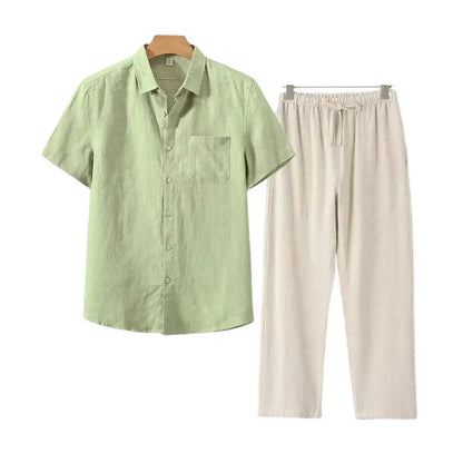 Old Money Linen Combo (Shortsleeve)