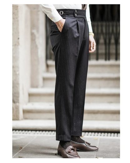 Pinstripe Trousers