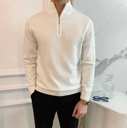 Fine Quarter Zip Sweater