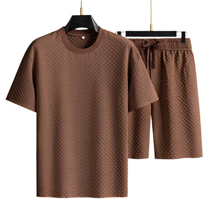 Leandro Premium Waffle-Knit Lounge Set