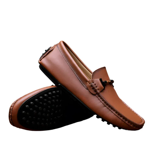 Giovanni Leather Moccasins