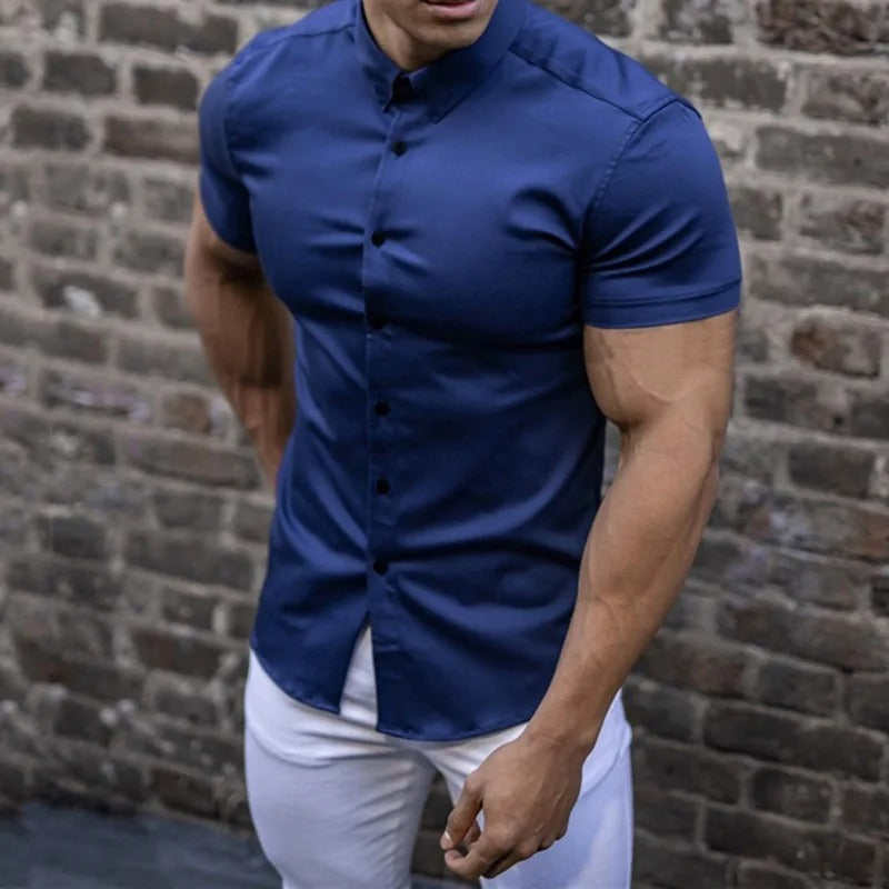 Men's Anti-Wrinkle Short Sleeved Polo