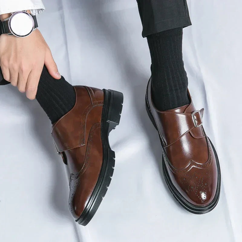 Valentino Buckle Dress Shoes