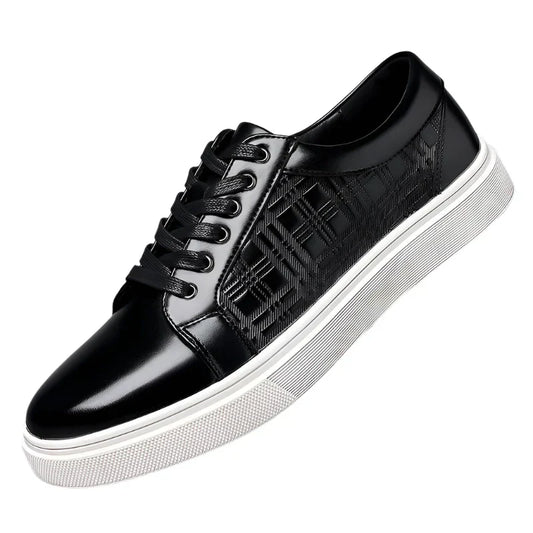 Massimo Patent Leather Sneakers