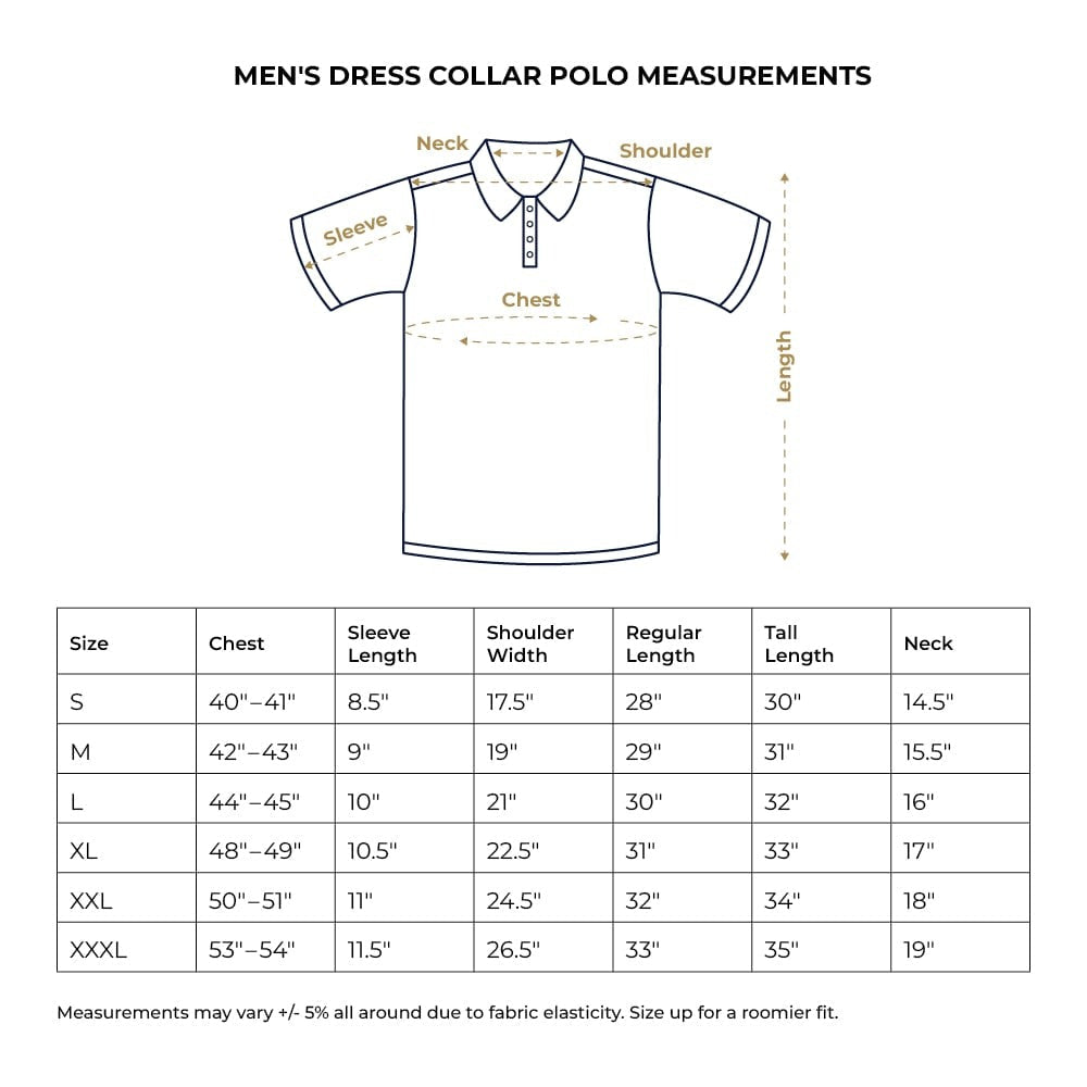 Semi-Spread Collar Polo