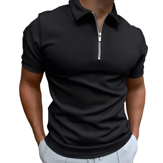 Zipper Polo Shirt