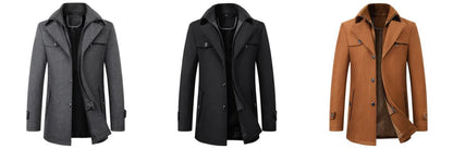 Premium Virgin Wool Overcoat