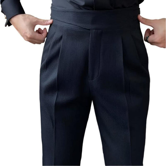 Italian style casual suit trousers