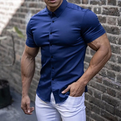 Men's Anti-Wrinkle Short Sleeved Polo