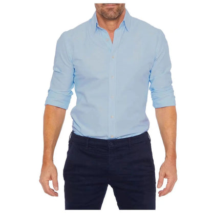 Oxford Stretch Zip Shirt